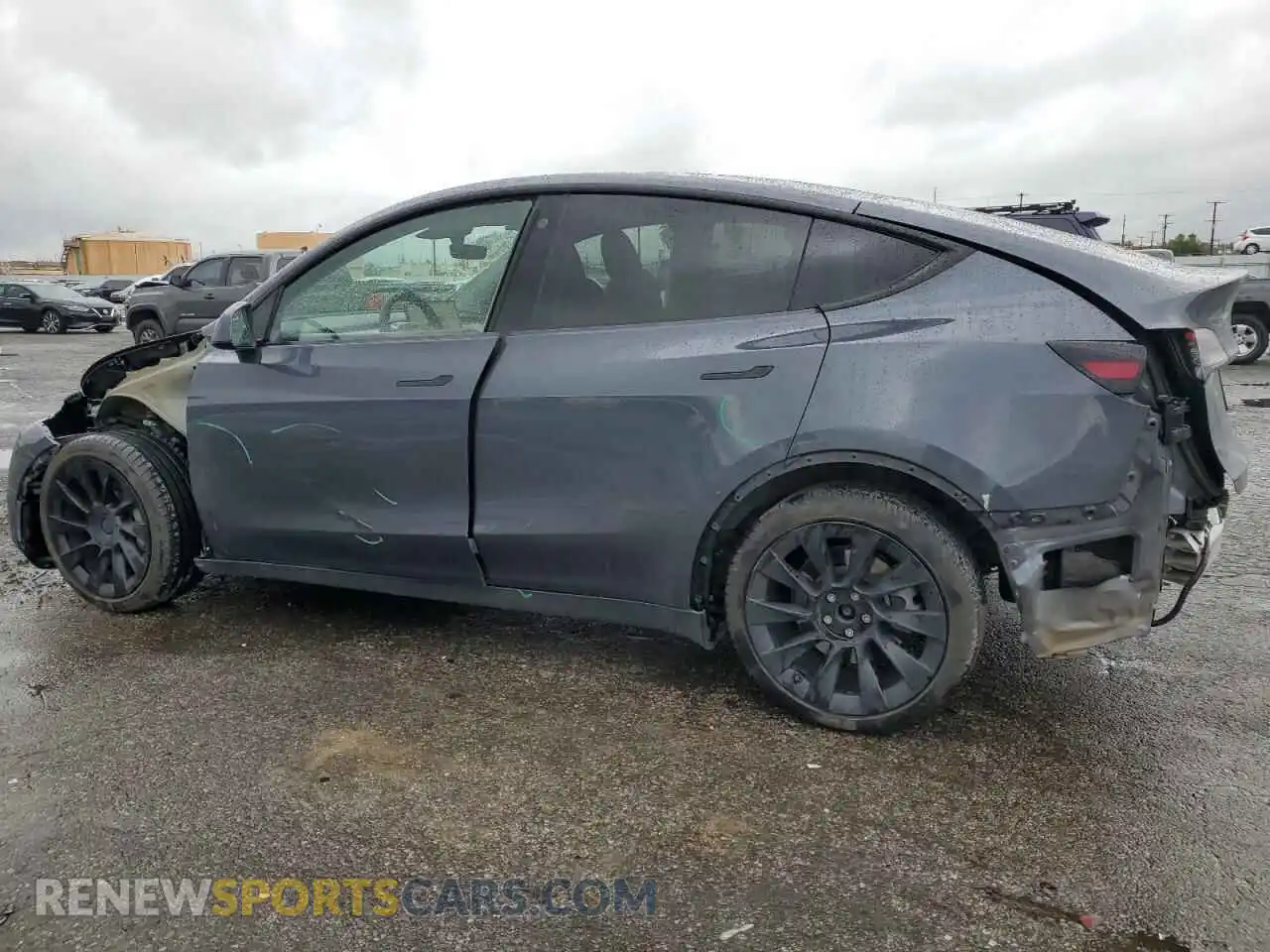 2 Photograph of a damaged car 7SAYGAEE4NF560267 TESLA MODEL Y 2022