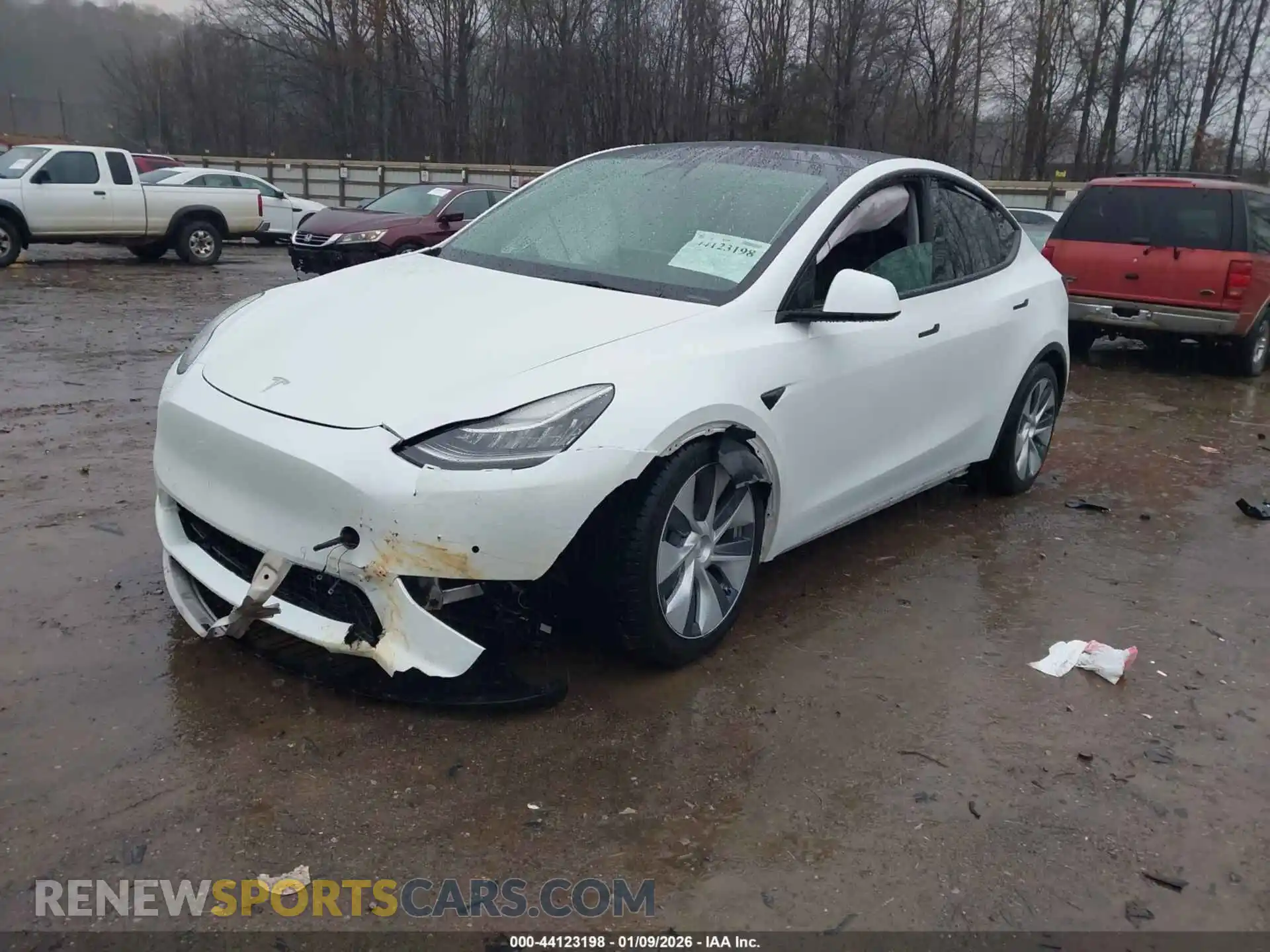 2 Photograph of a damaged car 7SAYGAEE5NF364497 TESLA MODEL Y 2022