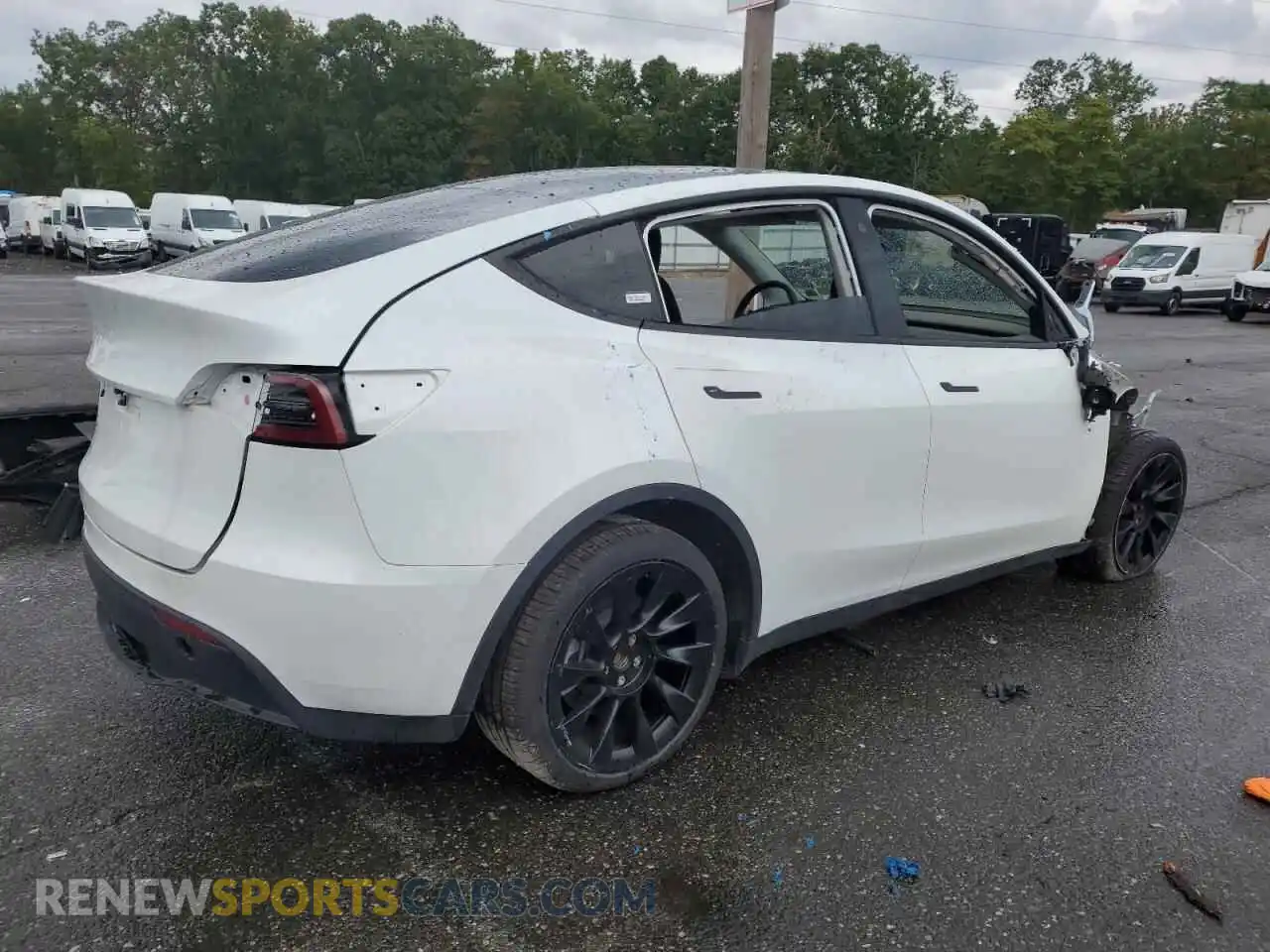 3 Photograph of a damaged car 7SAYGAEE5NF383681 TESLA MODEL Y 2022