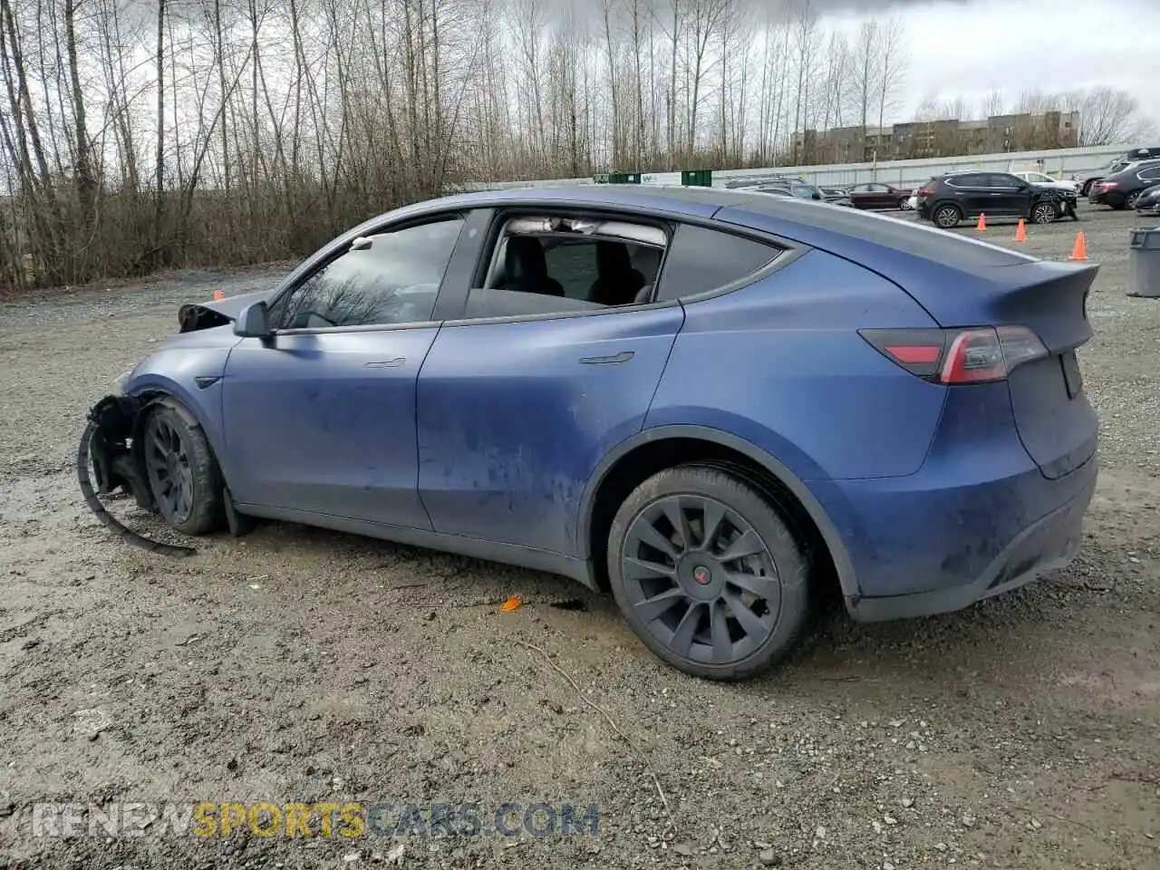 2 Photograph of a damaged car 7SAYGAEE5NF400740 TESLA MODEL Y 2022
