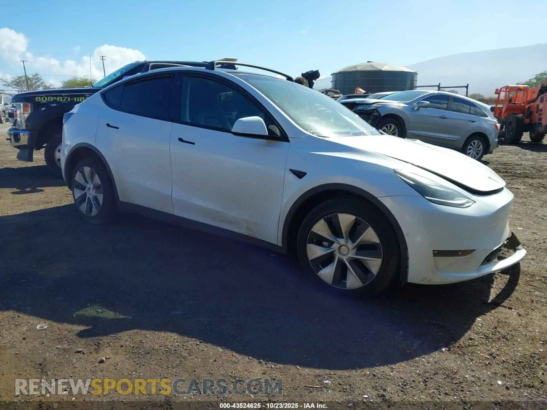 1 Photograph of a damaged car 7SAYGAEE5NF520411 TESLA MODEL Y 2022