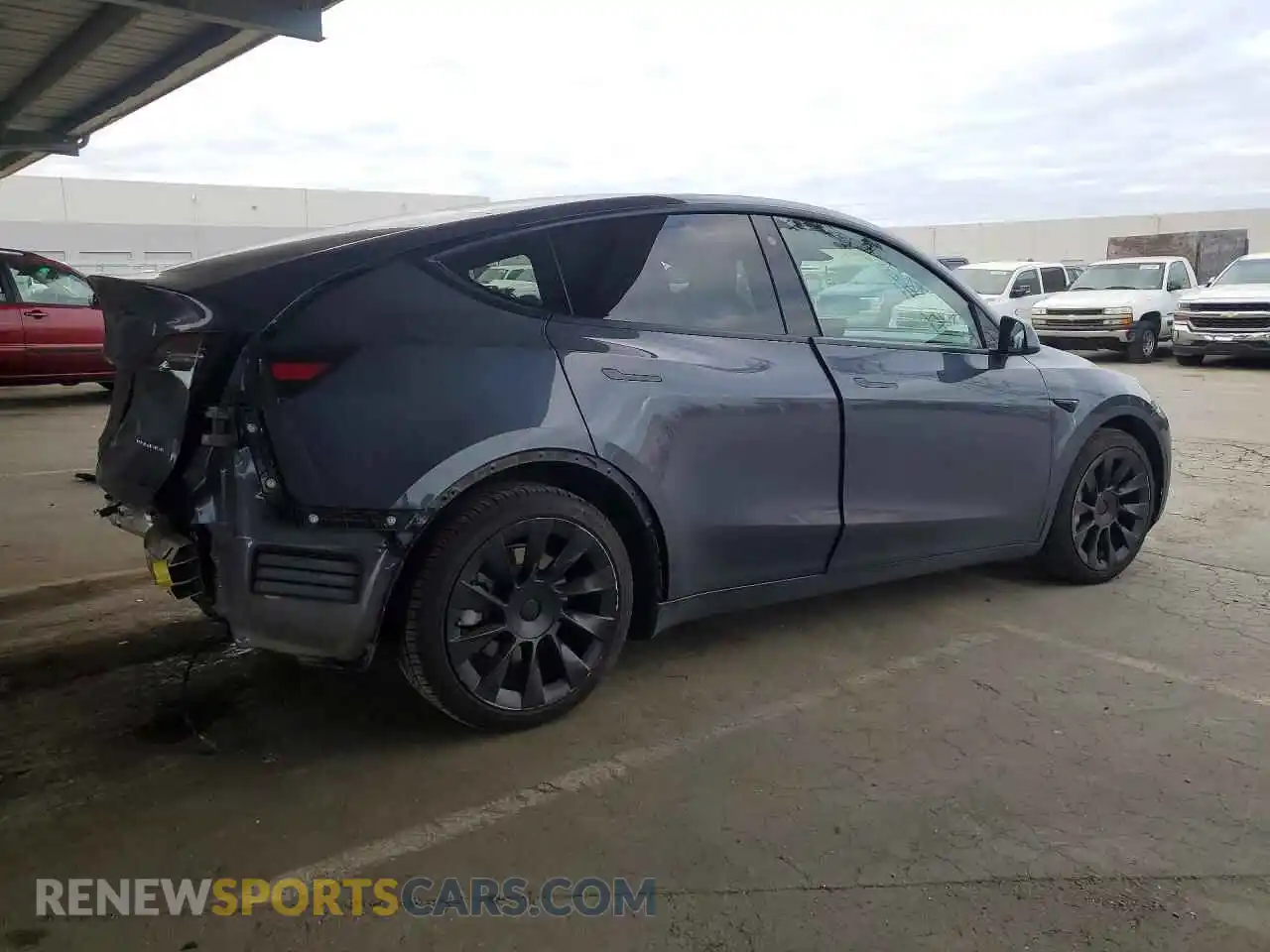 3 Photograph of a damaged car 7SAYGAEE5NF520554 TESLA MODEL Y 2022