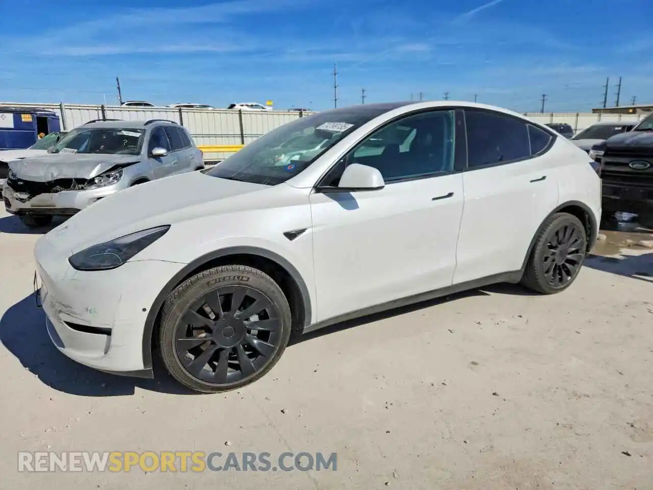 1 Photograph of a damaged car 7SAYGAEE5NF530498 TESLA MODEL Y 2022