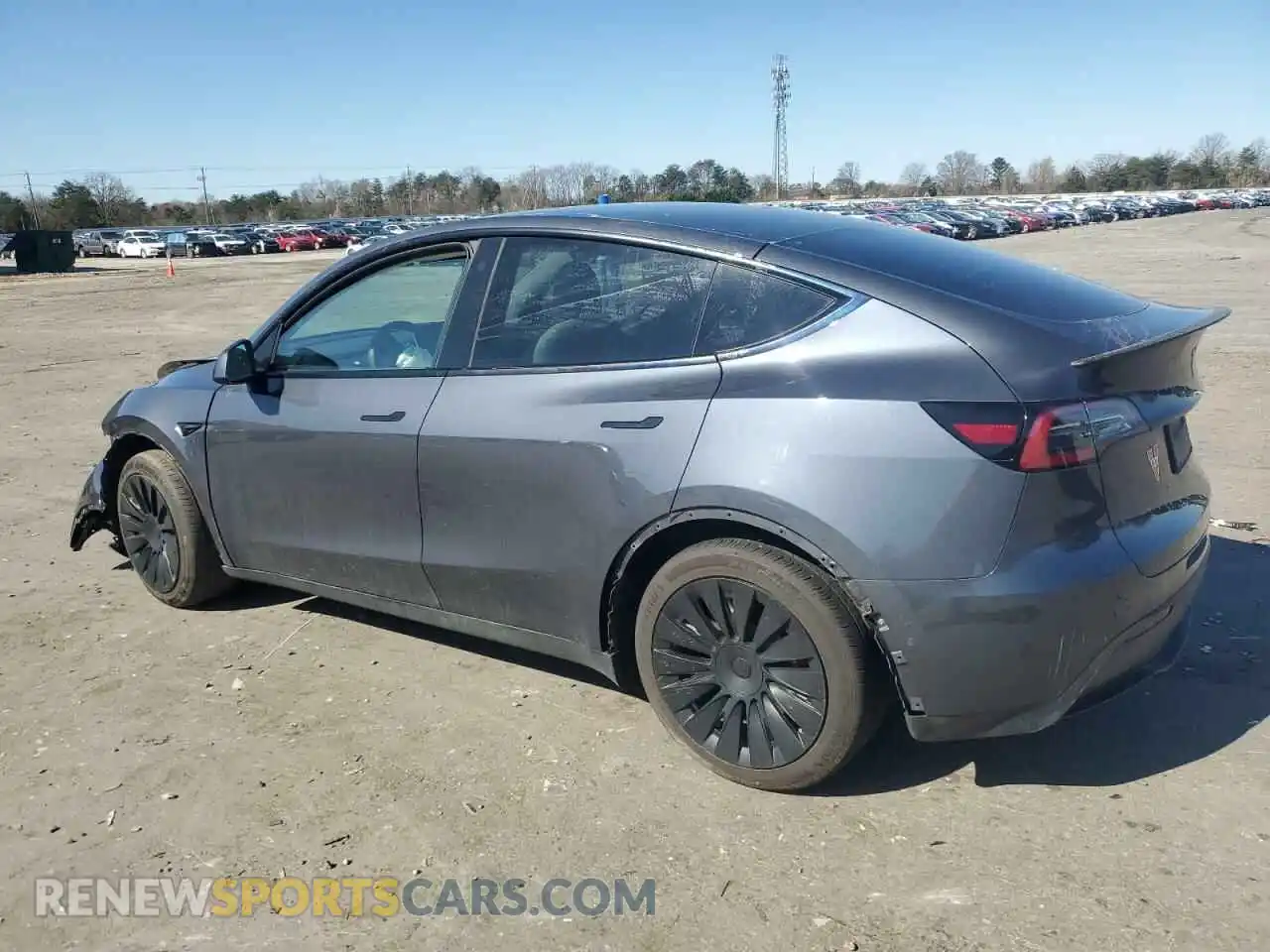 2 Photograph of a damaged car 7SAYGAEE5NF573044 TESLA MODEL Y 2022