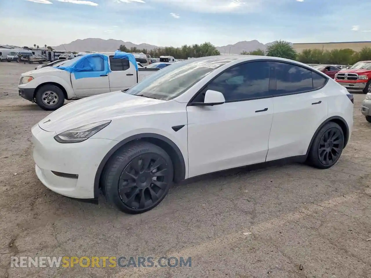 1 fotografías del automóvil dañado 7SAYGAEE6NF316538 TESLA MODEL Y 2022