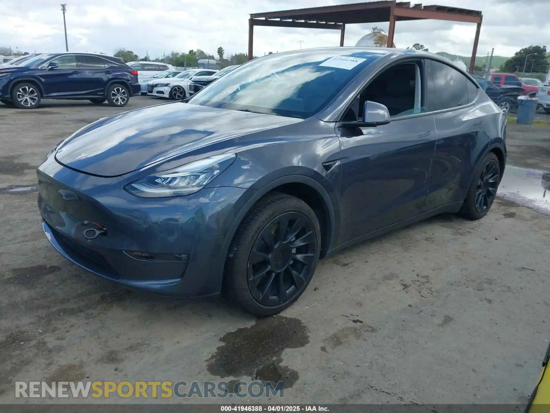 2 Photograph of a damaged car 7SAYGAEE6NF341827 TESLA MODEL Y 2022