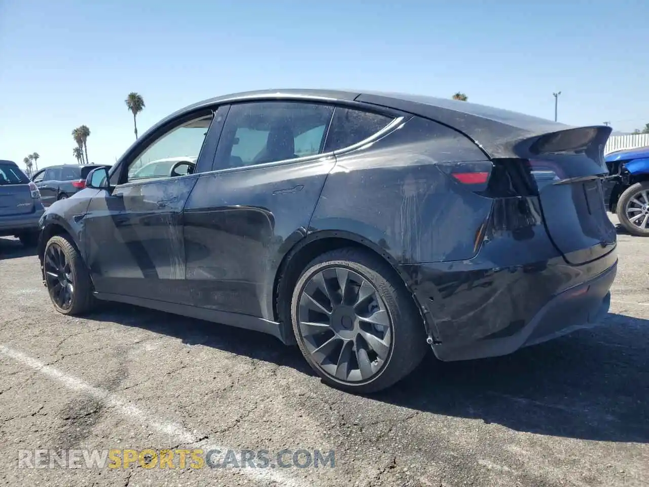 2 Photograph of a damaged car 7SAYGAEE6NF344422 TESLA MODEL Y 2022