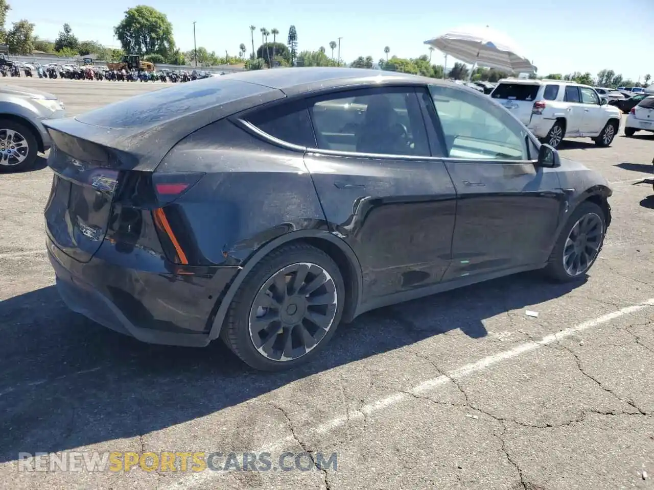 3 Photograph of a damaged car 7SAYGAEE6NF344422 TESLA MODEL Y 2022