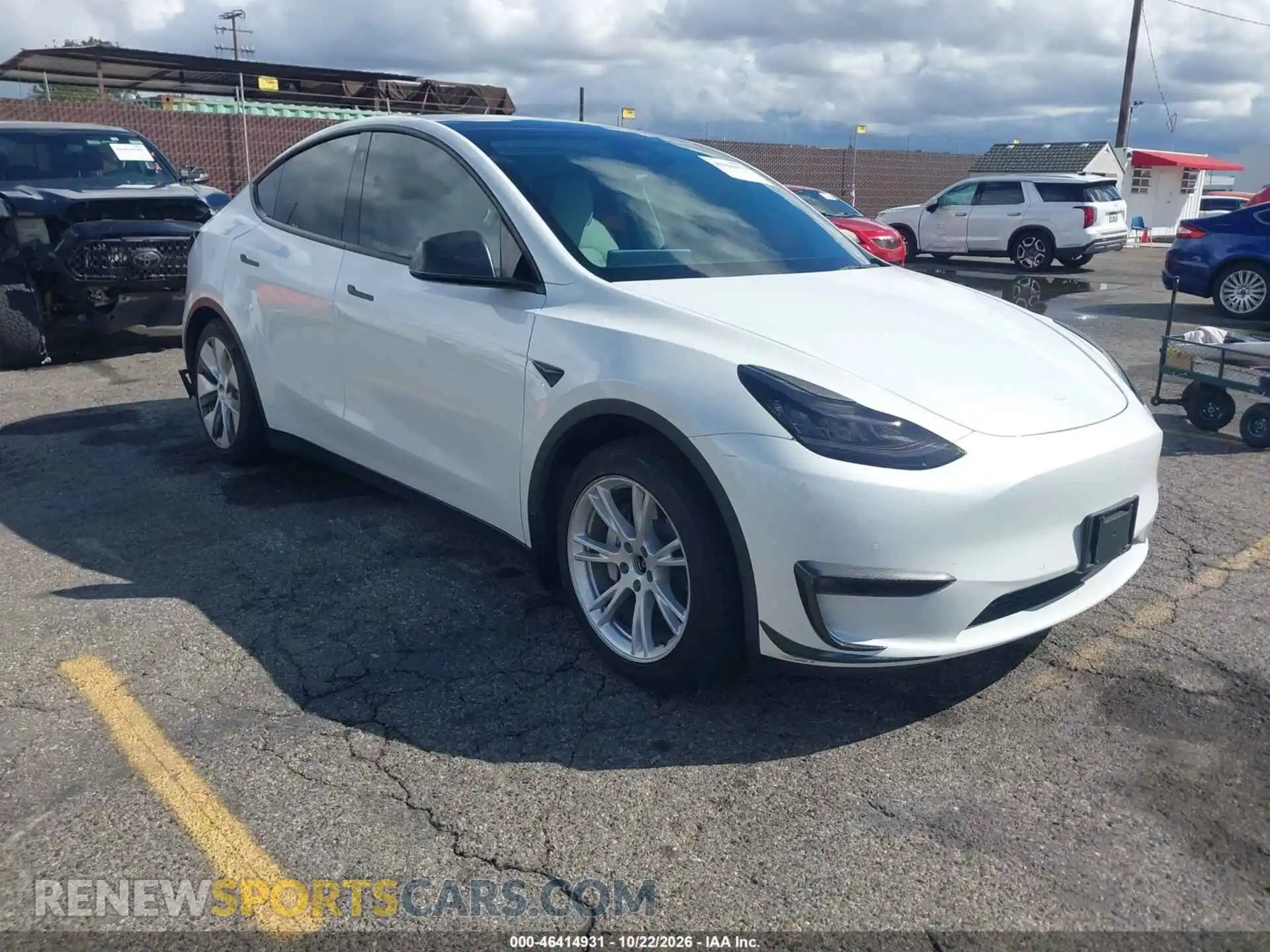 1 Фотография поврежденного автомобиля 7SAYGAEE6NF360877 TESLA MODEL Y 2022