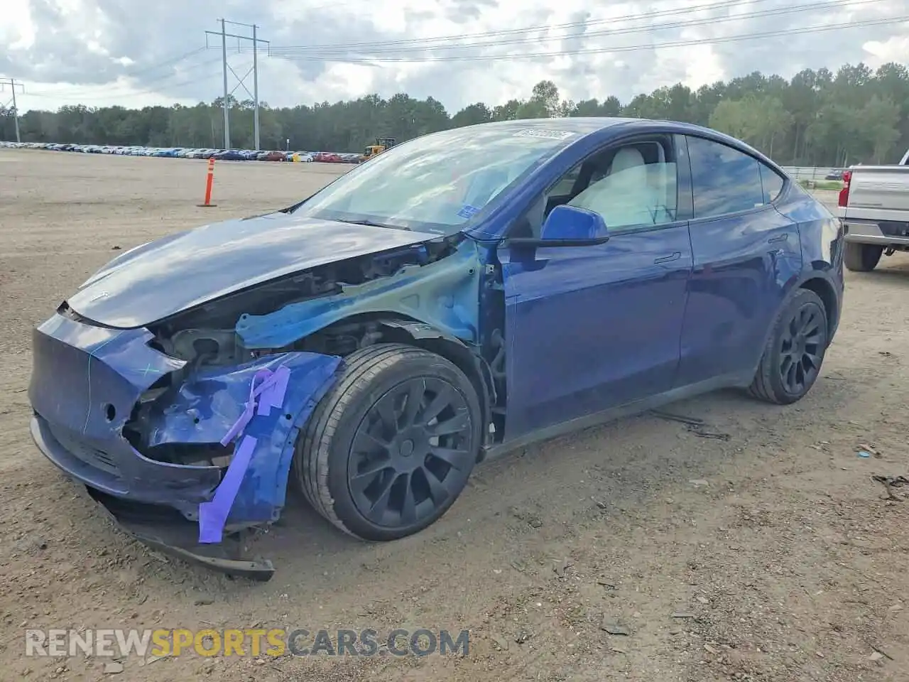 1 fotografías del automóvil dañado 7SAYGAEE6NF426201 TESLA MODEL Y 2022