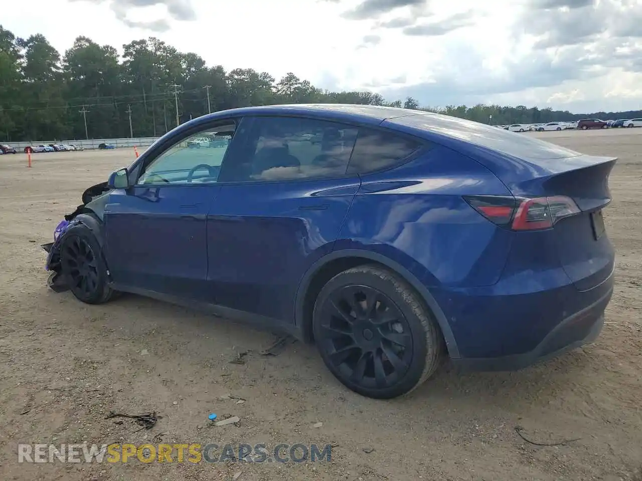 2 fotografías del automóvil dañado 7SAYGAEE6NF426201 TESLA MODEL Y 2022