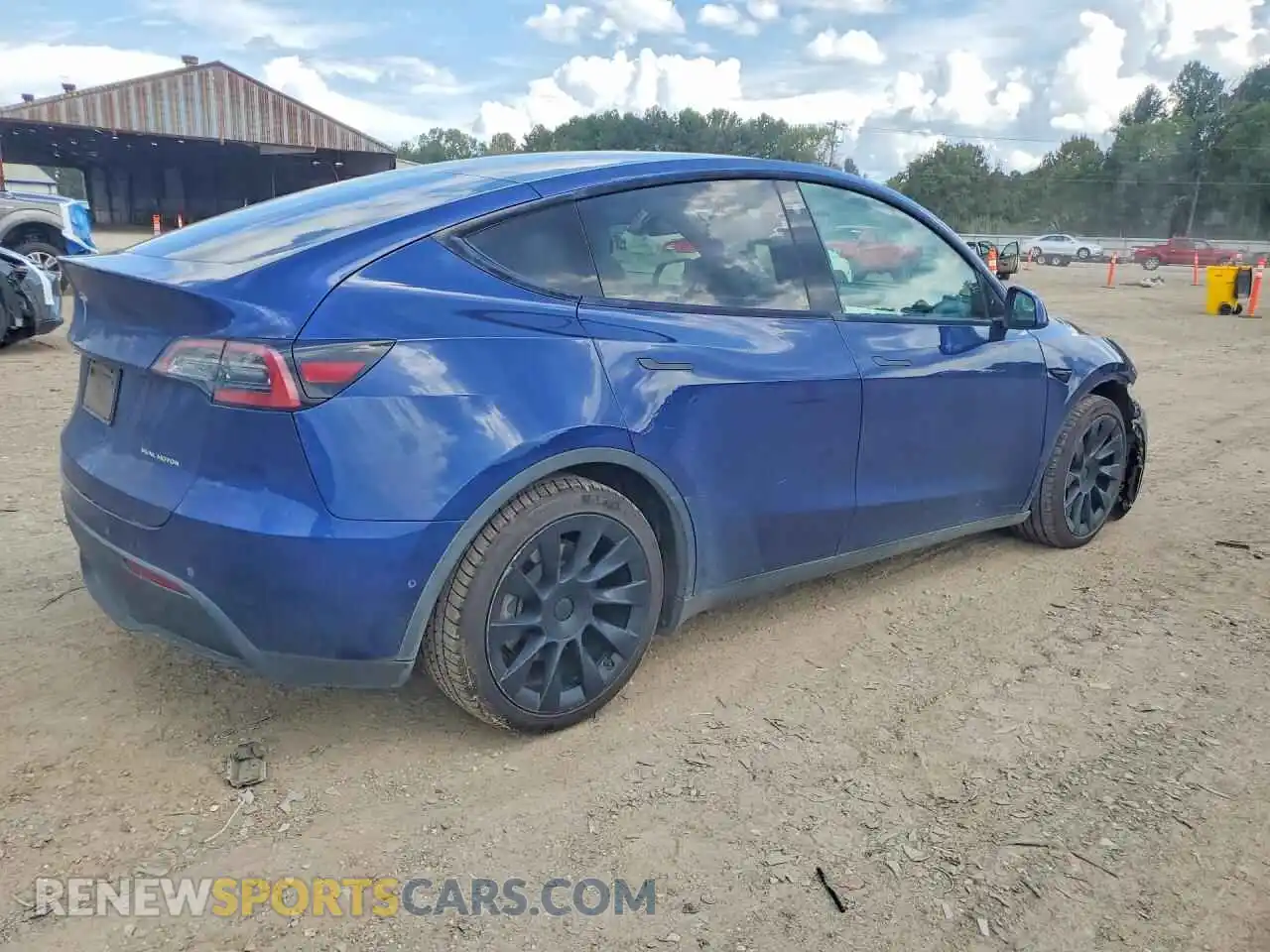 3 fotografías del automóvil dañado 7SAYGAEE6NF426201 TESLA MODEL Y 2022