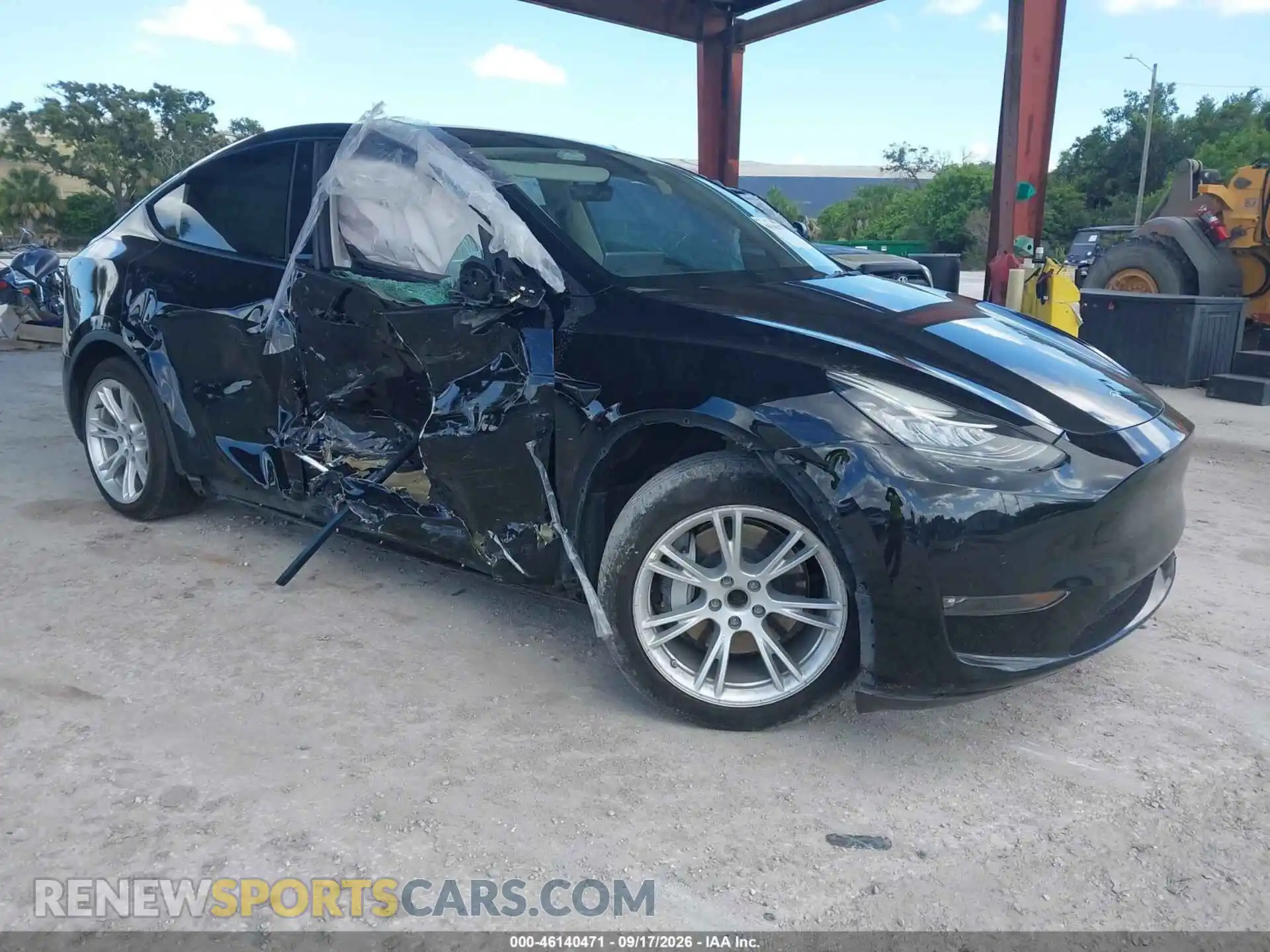 1 Photograph of a damaged car 7SAYGAEE6NF485569 TESLA MODEL Y 2022