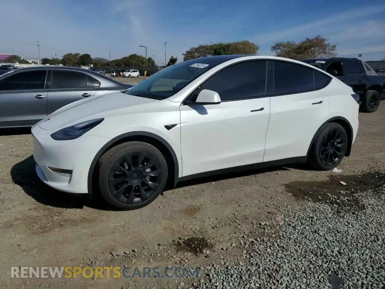 1 Photograph of a damaged car 7SAYGAEE6NF489864 TESLA MODEL Y 2022