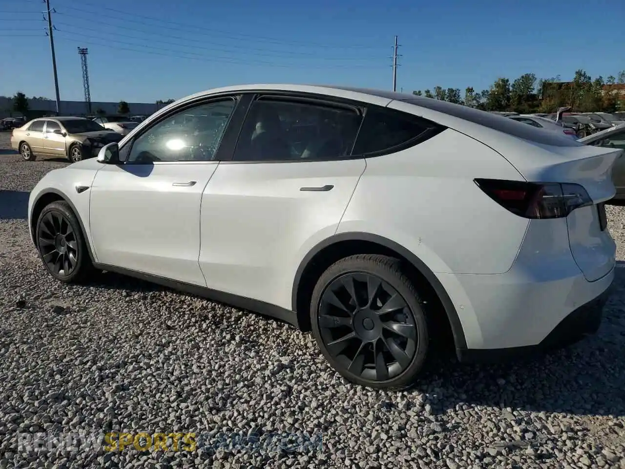 2 Photograph of a damaged car 7SAYGAEE6NF505383 TESLA MODEL Y 2022