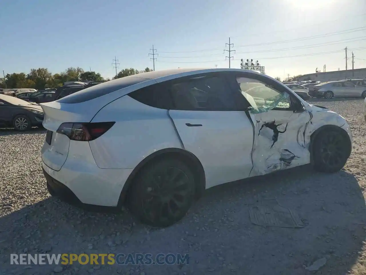 3 Photograph of a damaged car 7SAYGAEE6NF505383 TESLA MODEL Y 2022