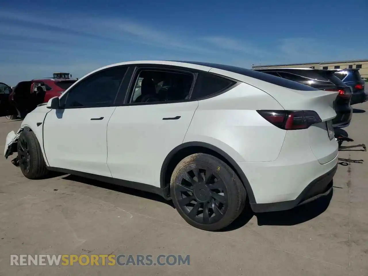 2 Photograph of a damaged car 7SAYGAEE6NF506405 TESLA MODEL Y 2022
