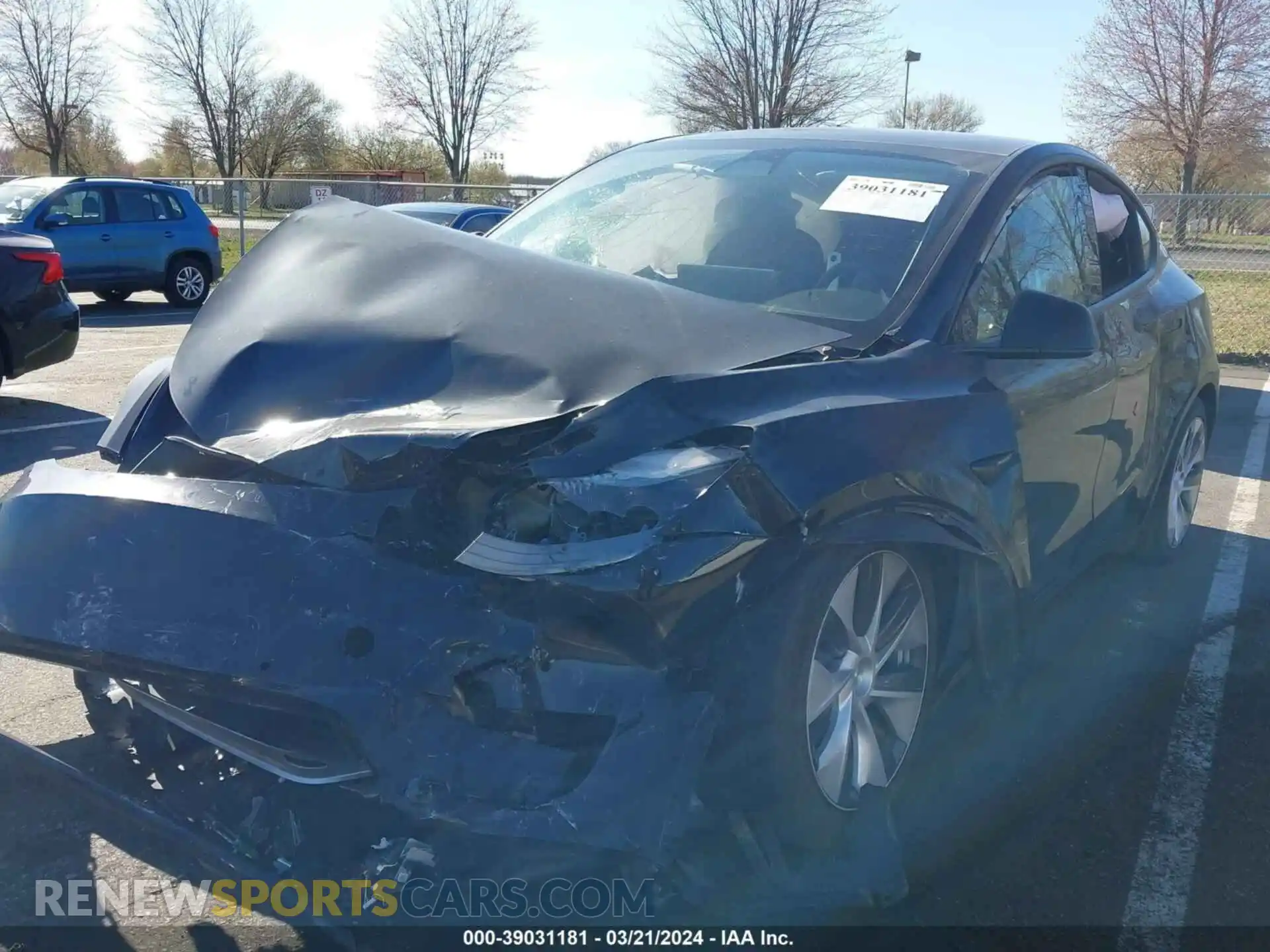 2 Photograph of a damaged car 7SAYGAEE6NF550338 TESLA MODEL Y 2022