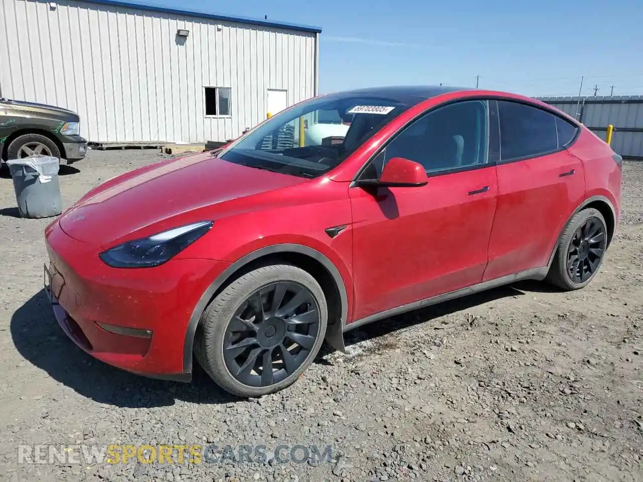 1 Photograph of a damaged car 7SAYGAEE6NF558360 TESLA MODEL Y 2022