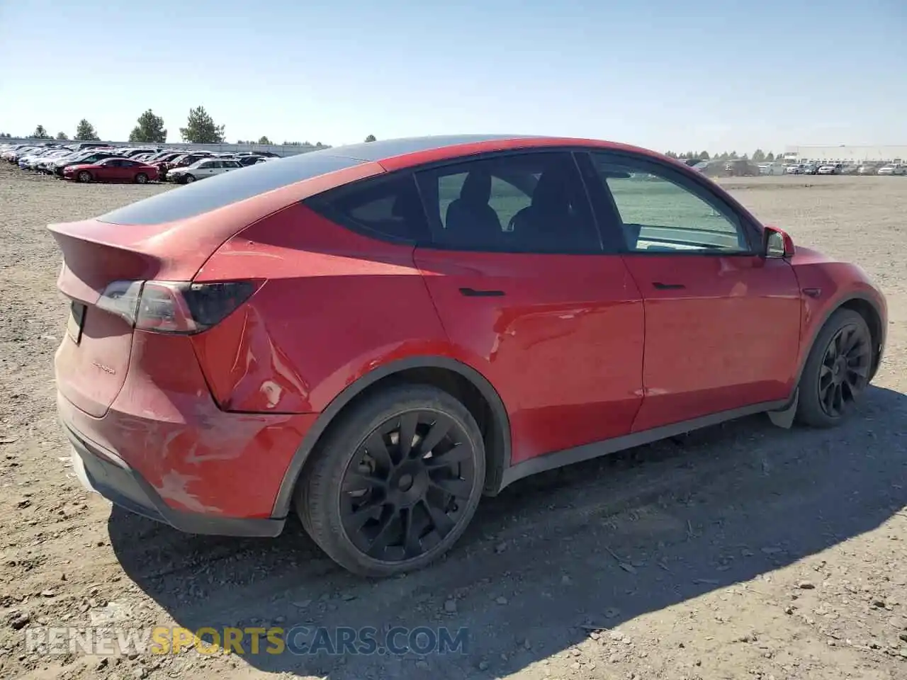 3 Photograph of a damaged car 7SAYGAEE6NF558360 TESLA MODEL Y 2022