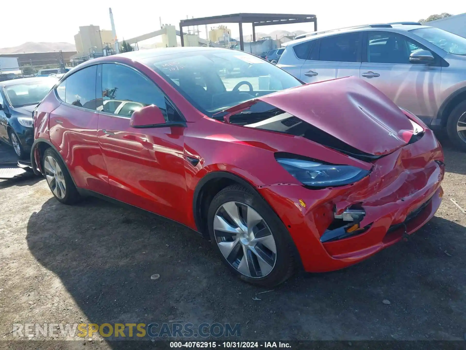 1 Photograph of a damaged car 7SAYGAEE6NF561517 TESLA MODEL Y 2022