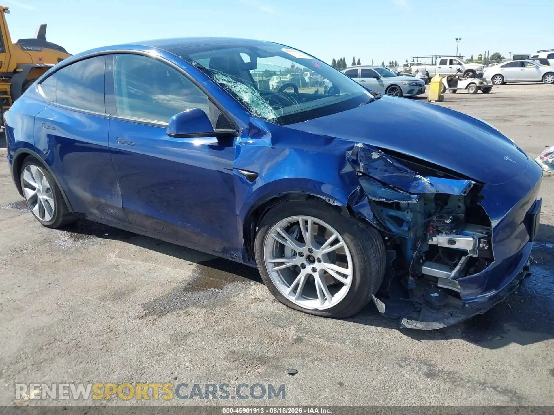 1 Photograph of a damaged car 7SAYGAEE7NF337012 TESLA MODEL Y 2022