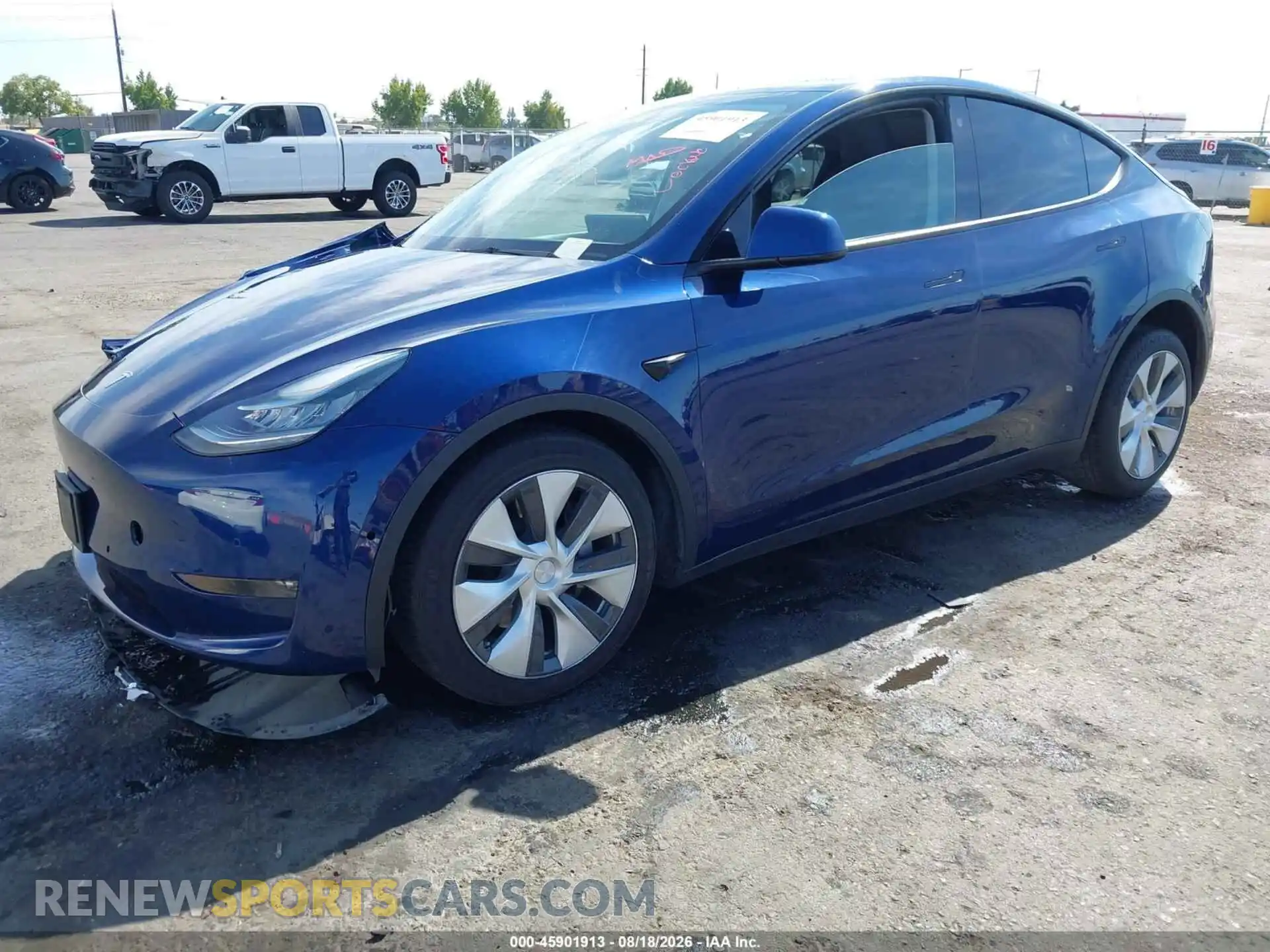 2 Photograph of a damaged car 7SAYGAEE7NF337012 TESLA MODEL Y 2022