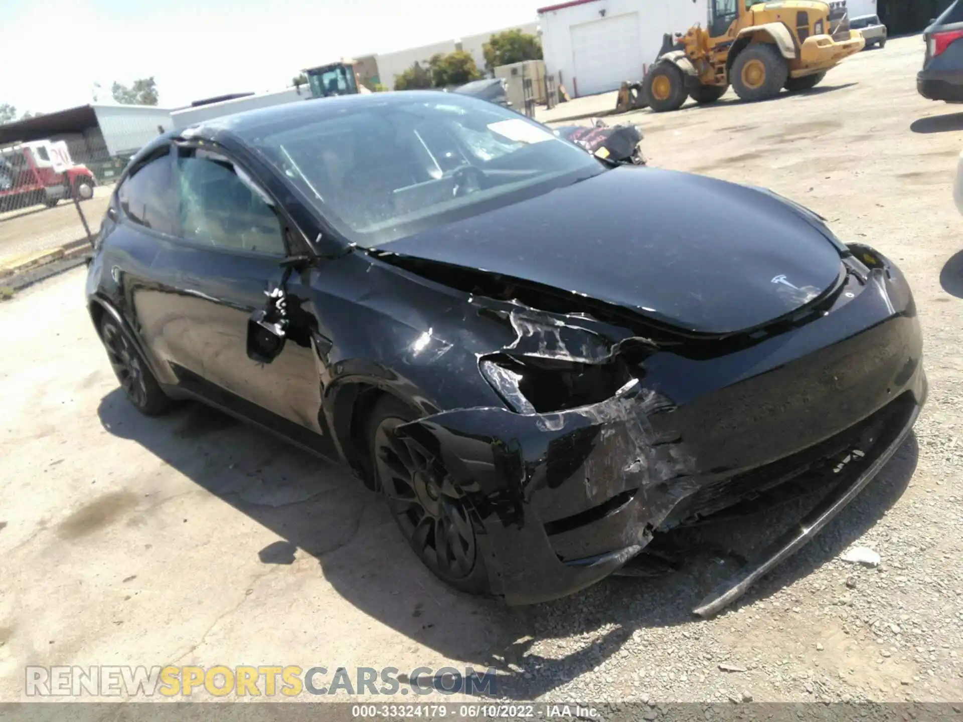 1 Photograph of a damaged car 7SAYGAEE7NF343246 TESLA MODEL Y 2022