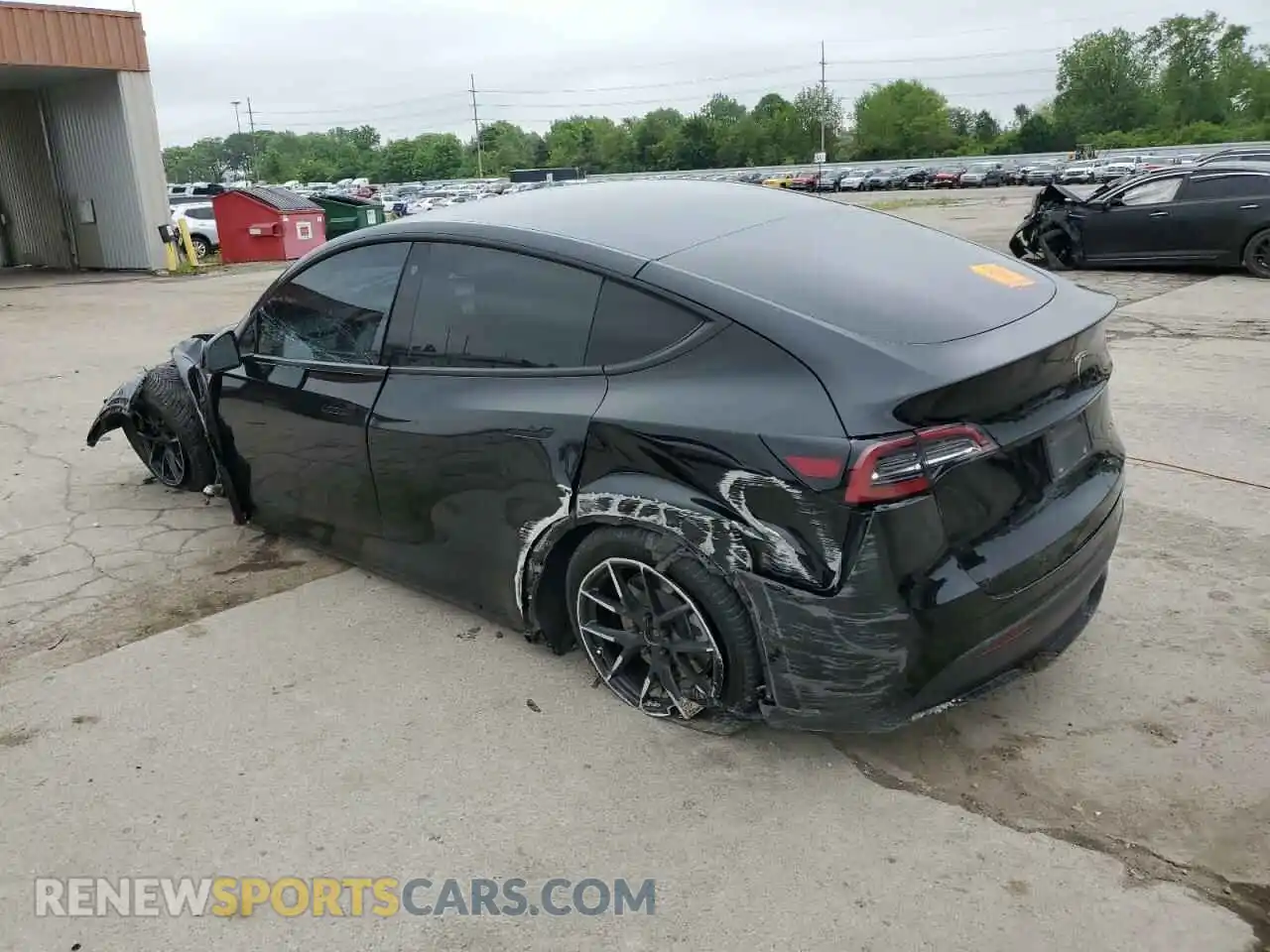 2 Photograph of a damaged car 7SAYGAEE7NF379812 TESLA MODEL Y 2022
