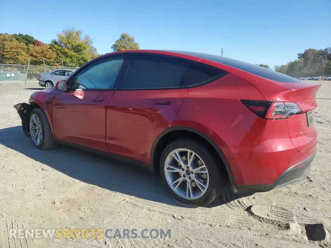 2 Photograph of a damaged car 7SAYGAEE7NF391944 TESLA MODEL Y 2022