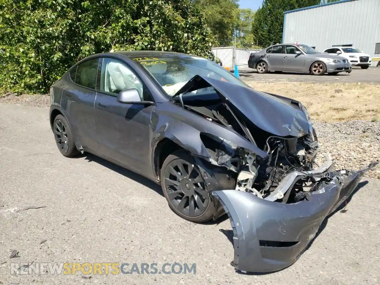 1 Photograph of a damaged car 7SAYGAEE7NF394147 TESLA MODEL Y 2022