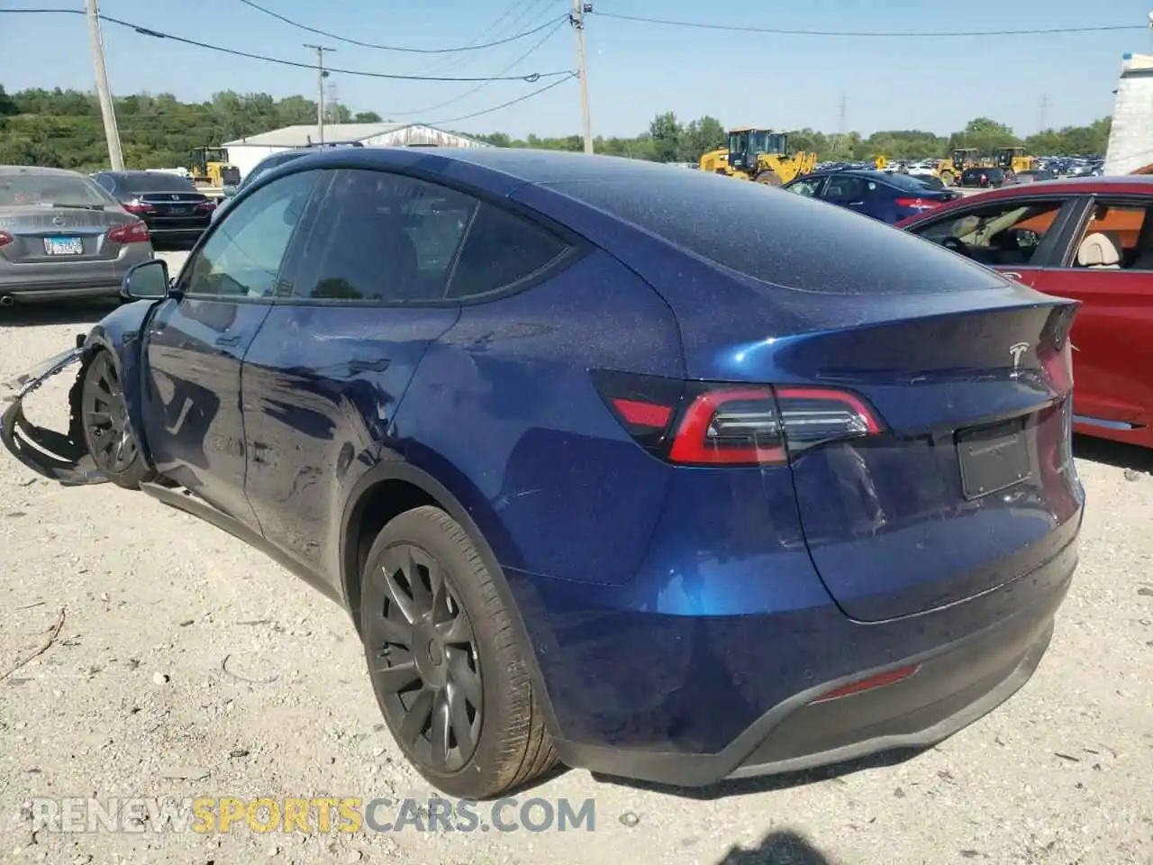 3 Photograph of a damaged car 7SAYGAEE7NF416857 TESLA MODEL Y 2022
