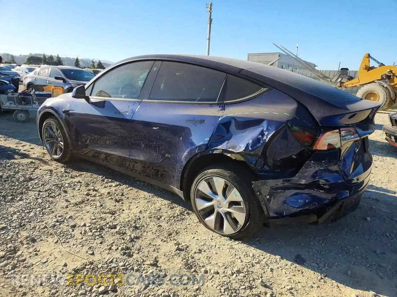 2 fotografías del automóvil dañado 7SAYGAEE7NF429320 TESLA MODEL Y 2022