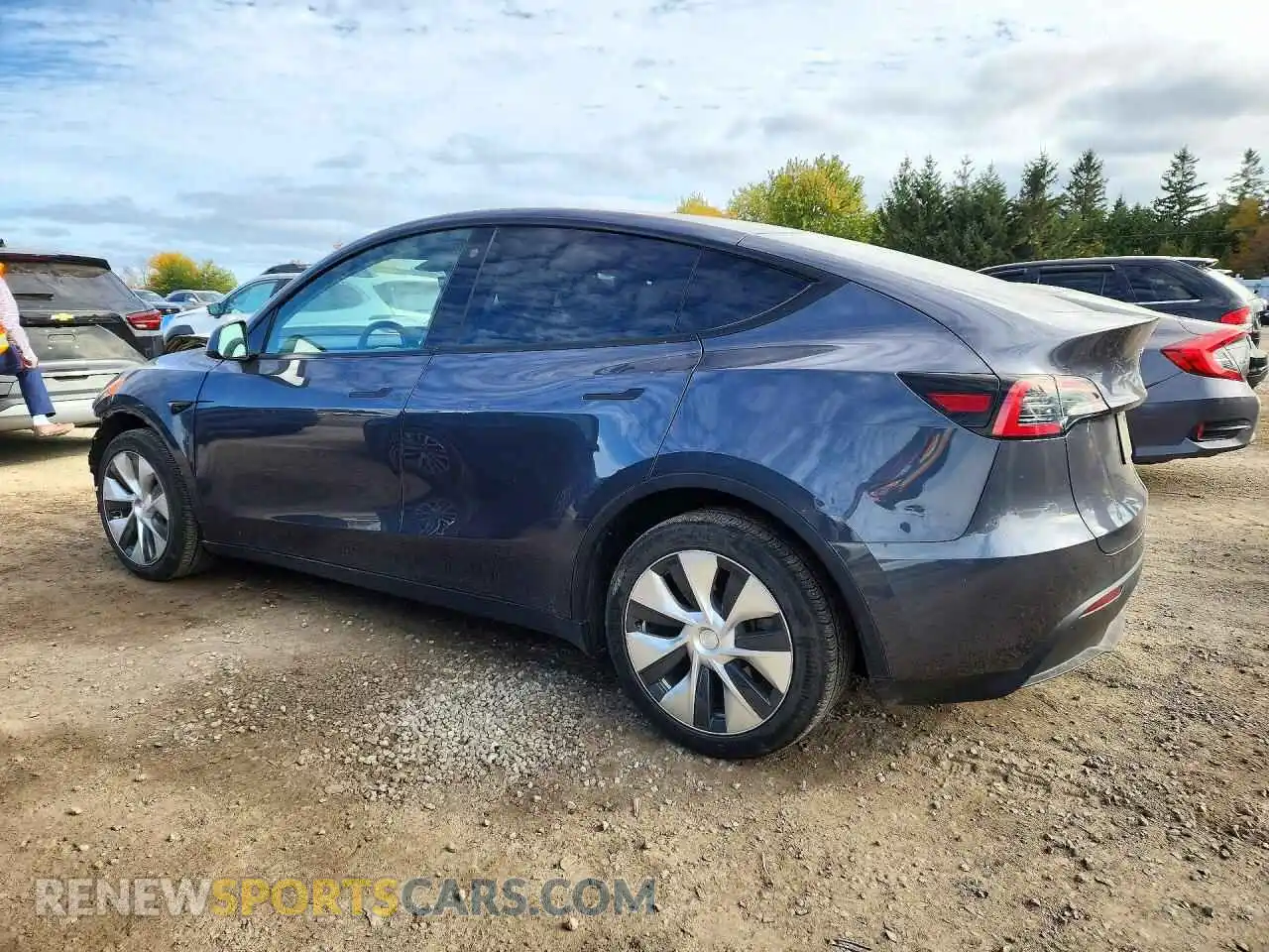 2 Photograph of a damaged car 7SAYGAEE7NF520183 TESLA MODEL Y 2022
