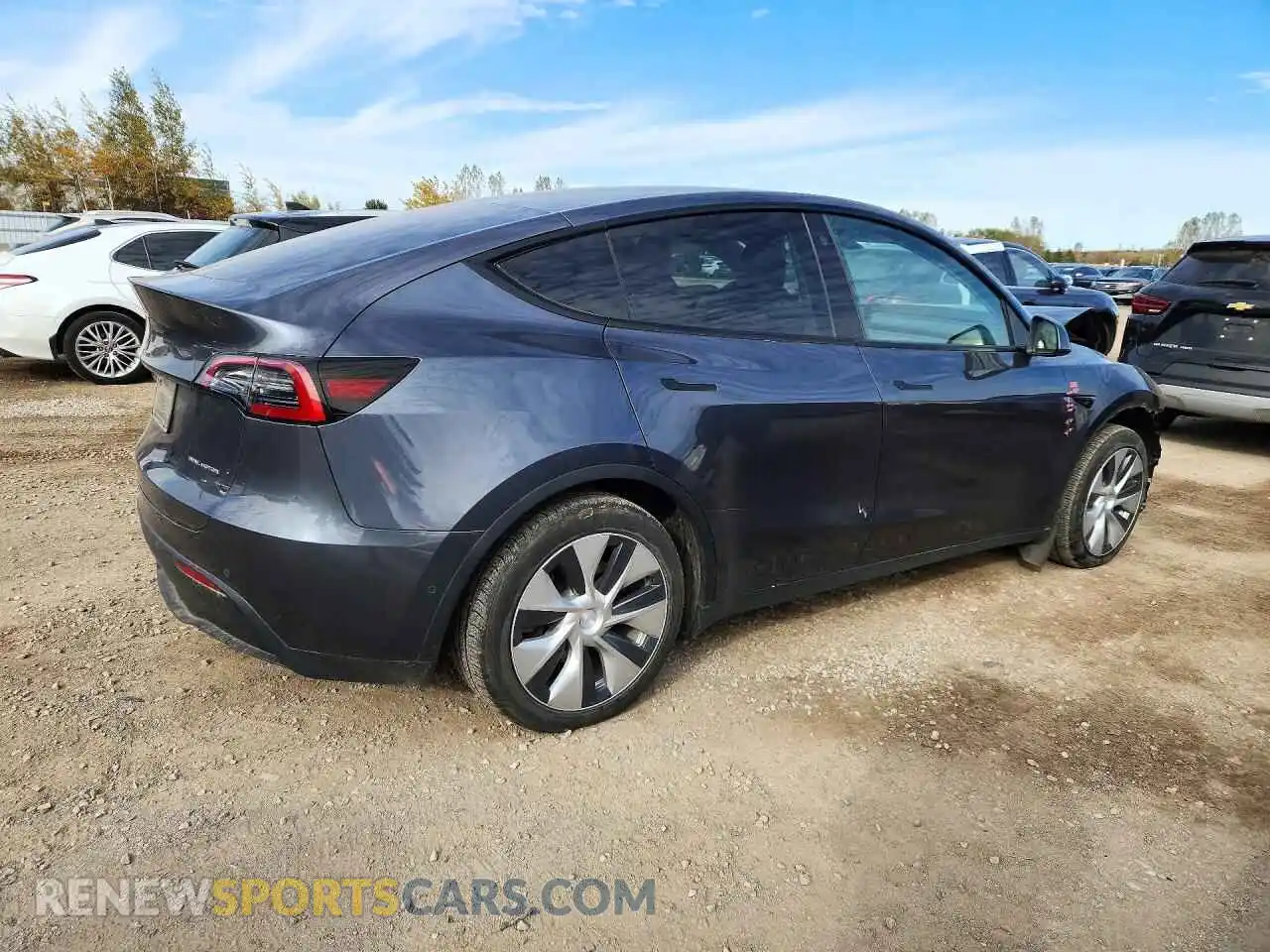 3 Photograph of a damaged car 7SAYGAEE7NF520183 TESLA MODEL Y 2022
