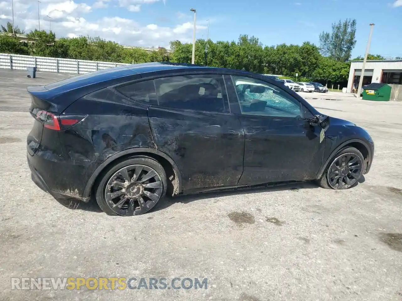 3 Photograph of a damaged car 7SAYGAEE7NF533208 TESLA MODEL Y 2022