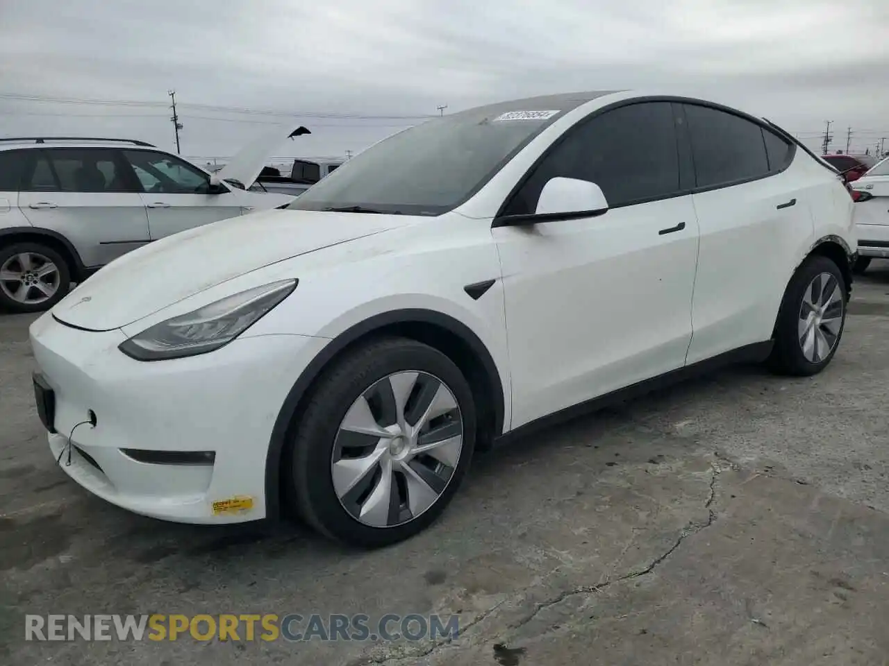 1 Photograph of a damaged car 7SAYGAEE8NF341506 TESLA MODEL Y 2022