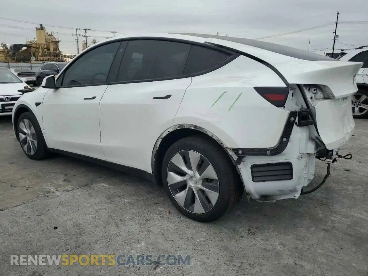 2 Photograph of a damaged car 7SAYGAEE8NF341506 TESLA MODEL Y 2022