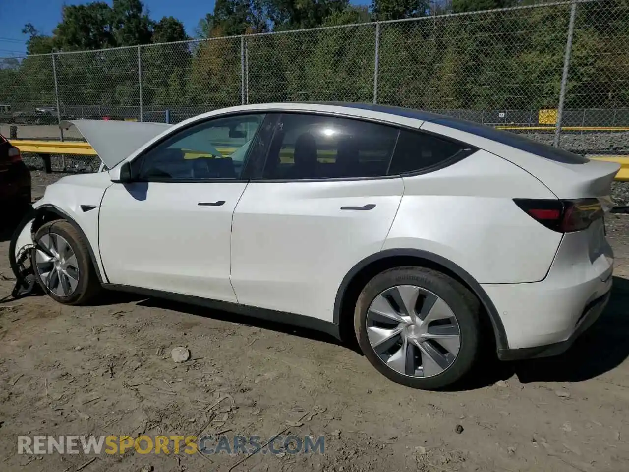 2 Photograph of a damaged car 7SAYGAEE8NF358449 TESLA MODEL Y 2022