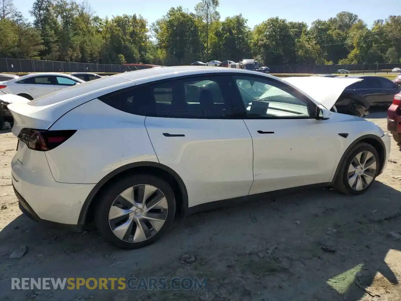 3 Photograph of a damaged car 7SAYGAEE8NF358449 TESLA MODEL Y 2022
