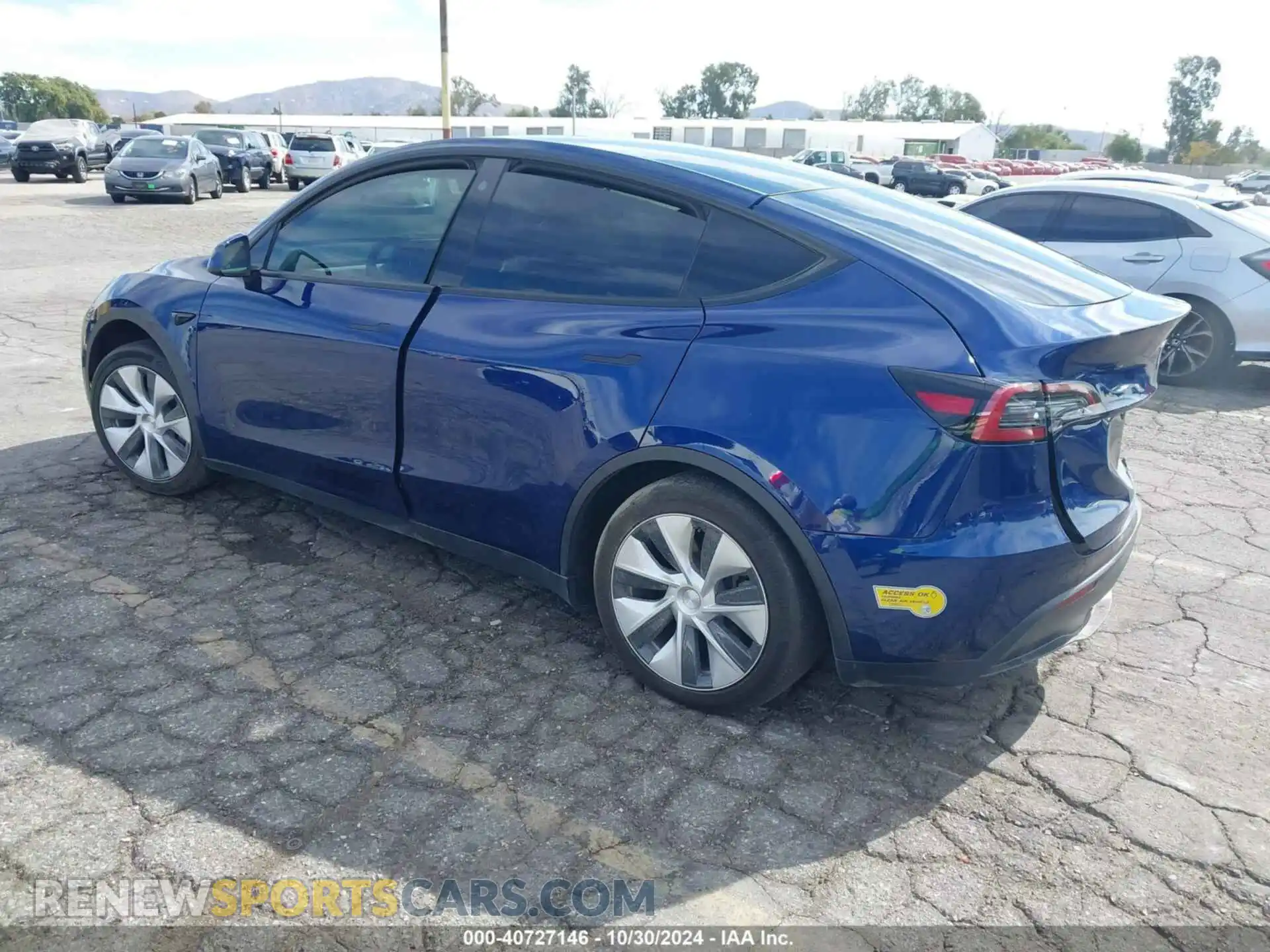 3 Photograph of a damaged car 7SAYGAEE8NF378927 TESLA MODEL Y 2022