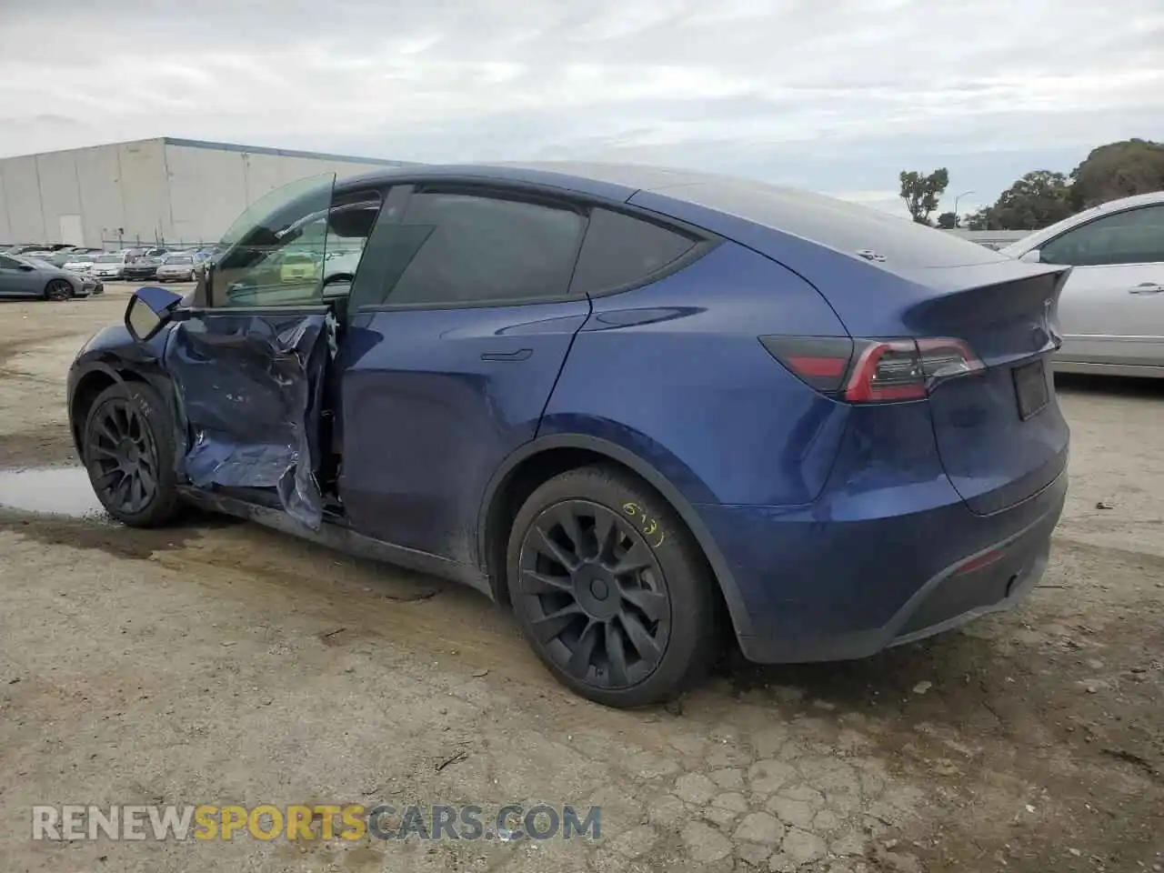 2 Photograph of a damaged car 7SAYGAEE8NF488957 TESLA MODEL Y 2022