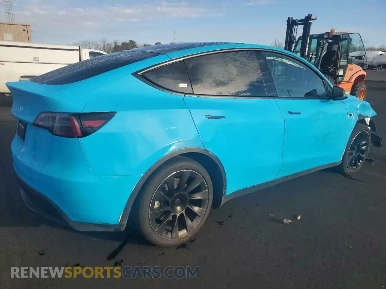 3 Photograph of a damaged car 7SAYGAEE9NF361053 TESLA MODEL Y 2022