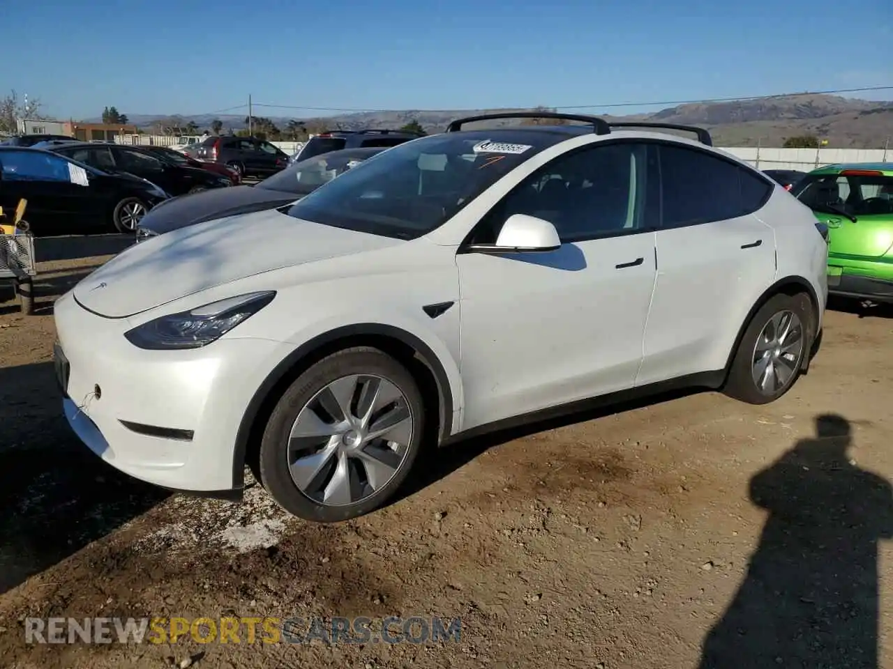 1 Photograph of a damaged car 7SAYGAEE9NF378936 TESLA MODEL Y 2022
