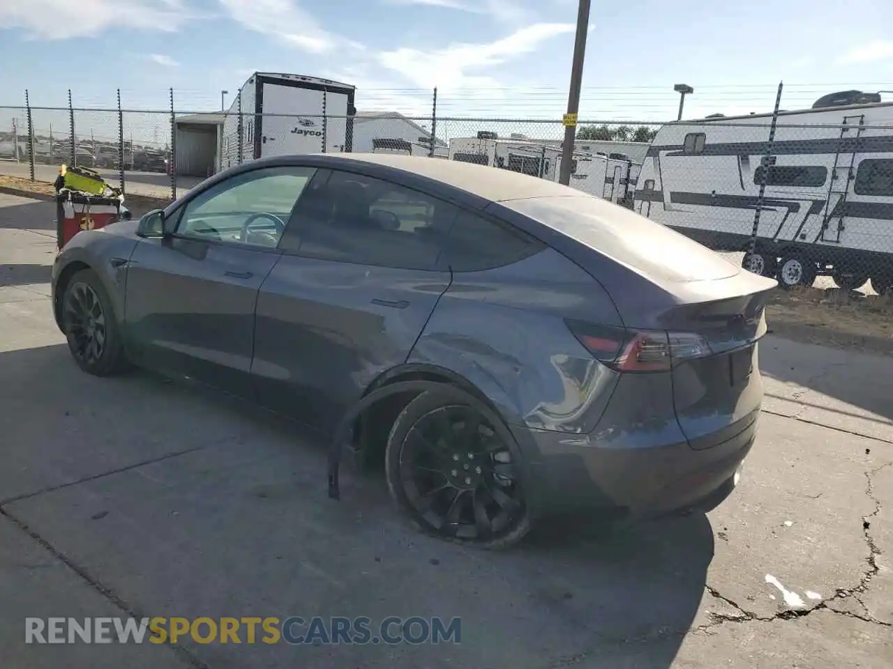 2 Photograph of a damaged car 7SAYGAEE9NF493729 TESLA MODEL Y 2022