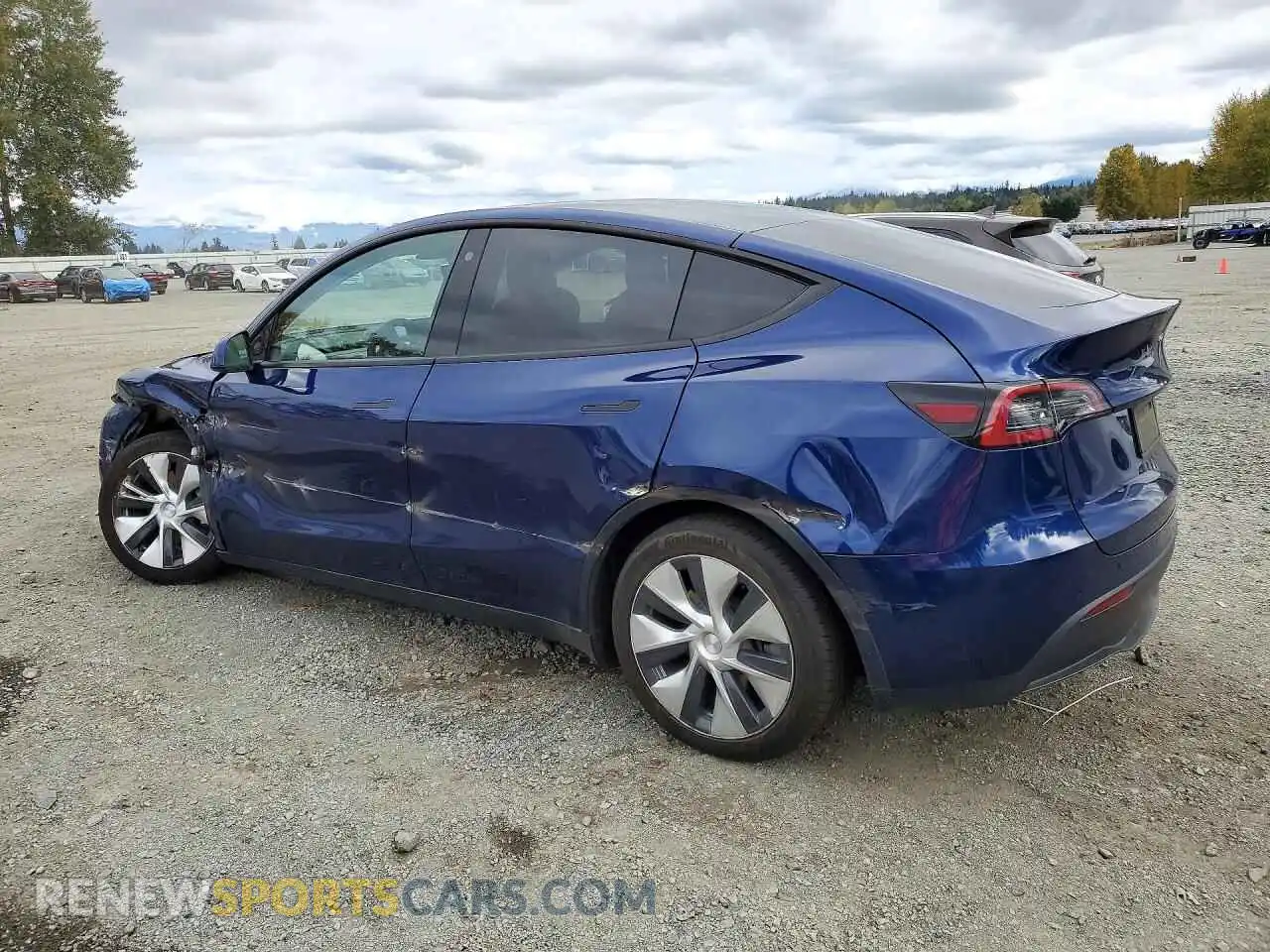 2 Photograph of a damaged car 7SAYGAEE9NF506401 TESLA MODEL Y 2022