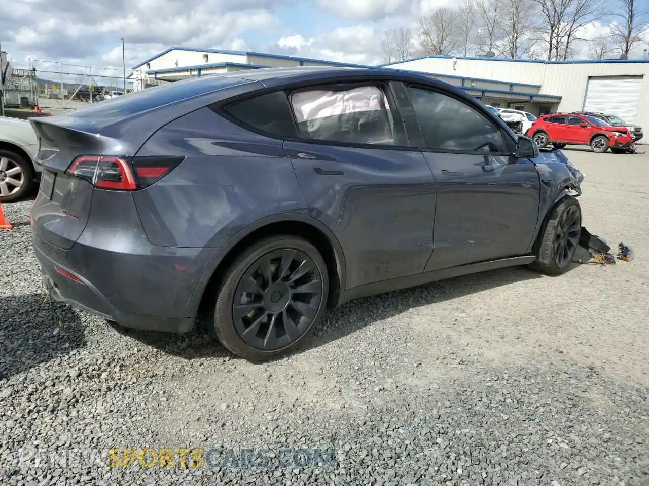 3 Photograph of a damaged car 7SAYGAEE9NF517298 TESLA MODEL Y 2022