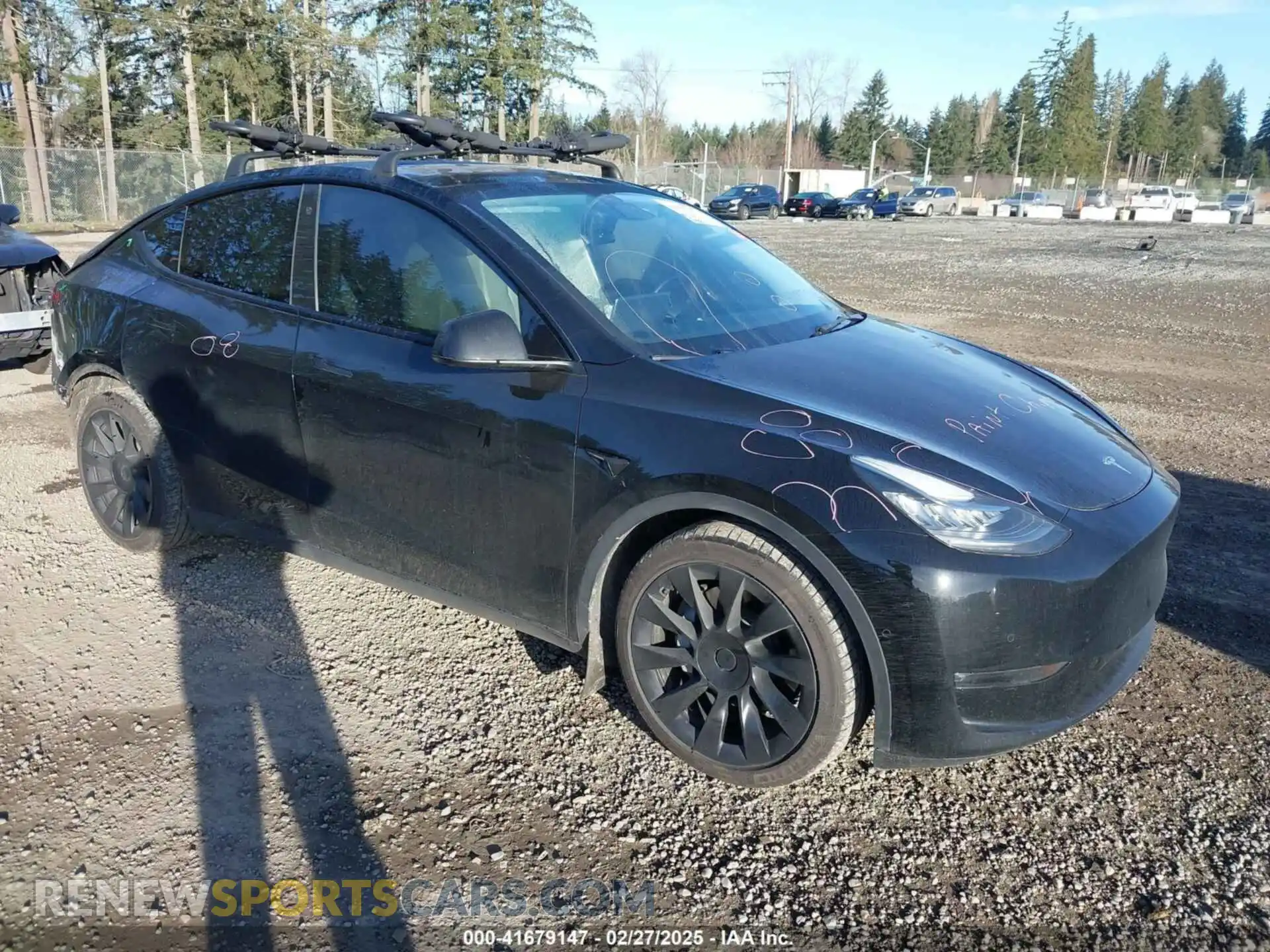 1 fotografías del automóvil dañado 7SAYGAEEXNF426654 TESLA MODEL Y 2022