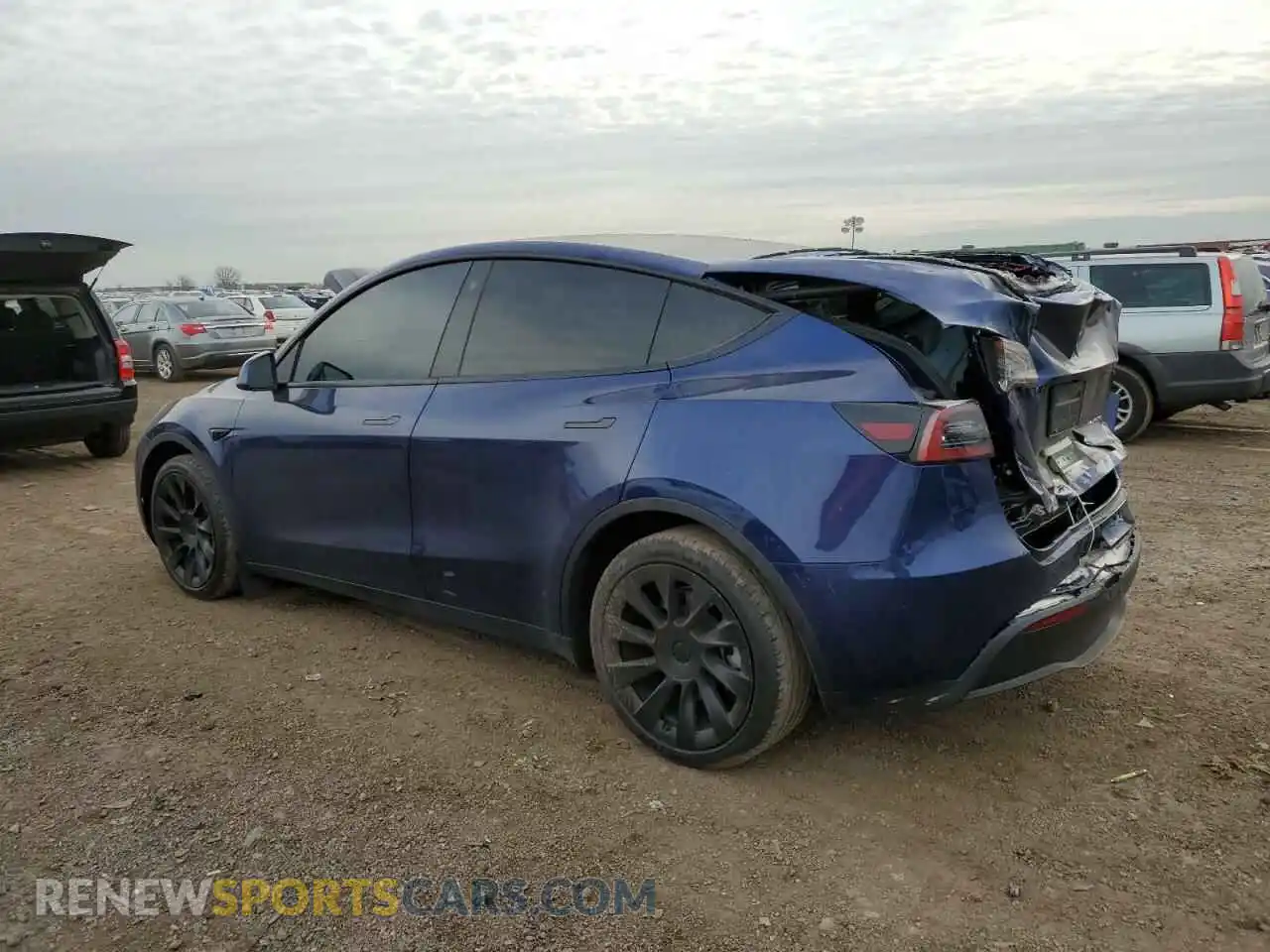 2 Photograph of a damaged car 7SAYGAEEXNF533803 TESLA MODEL Y 2022