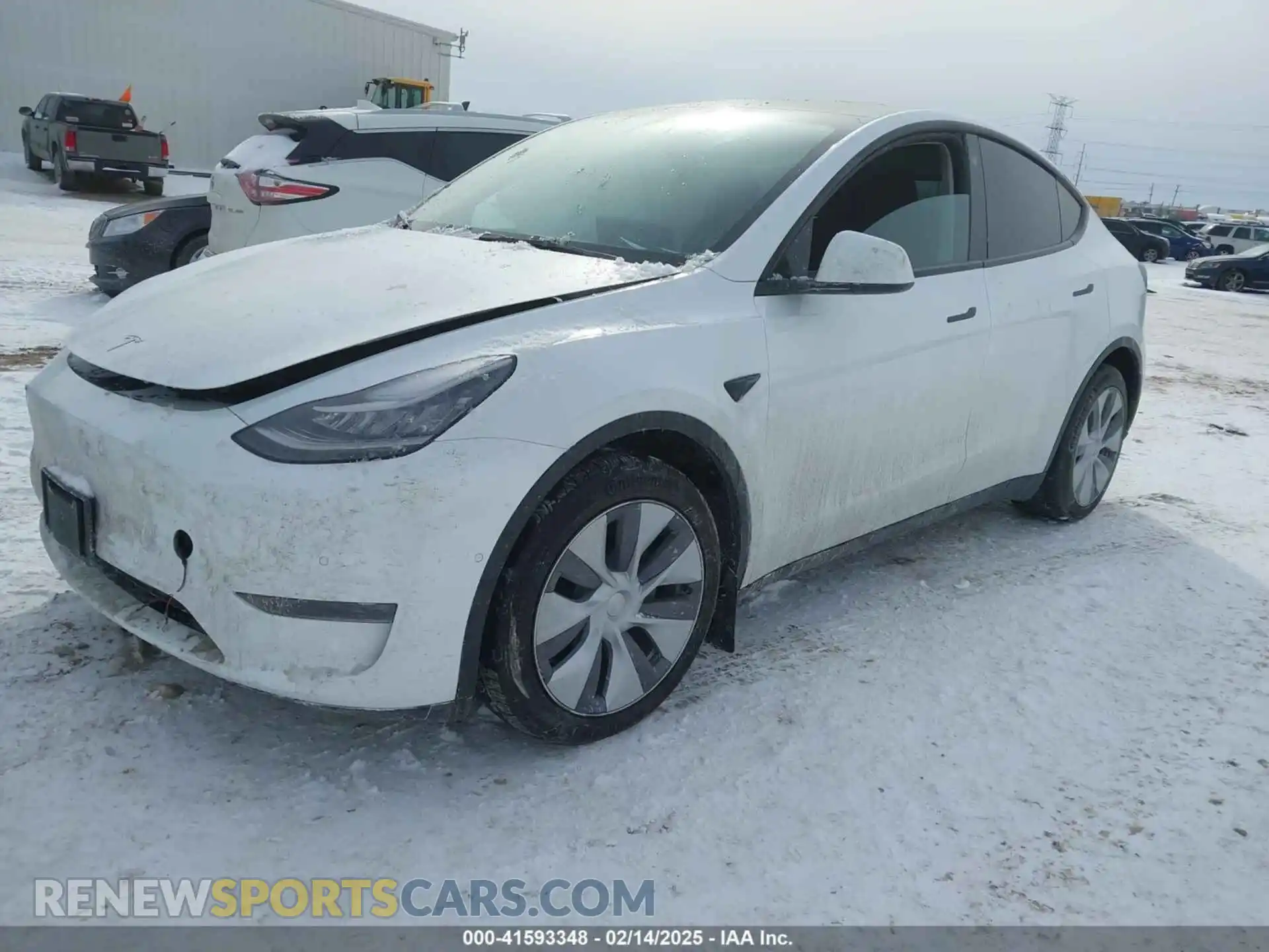 2 Photograph of a damaged car 7SAYGDEE0NA012006 TESLA MODEL Y 2022